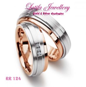 cincin kawin nikah palladium platina perak emas tunangan RR124