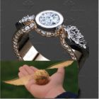 cincin kawin cincin tunangan unik Bola Golden Snitch Harry Potter cincin kawin dan cincin tunangan unik harry potter custom desain emas perak palladium platina jogja jakarta depok bandung semarang surabaya berlian