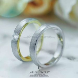 Cincin nikah tunangan kawin couple custom depok bahan emas perak palladium platinum depok